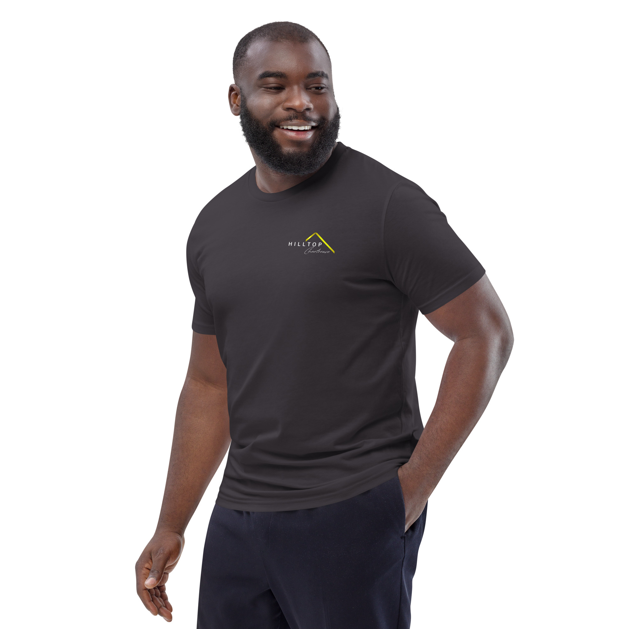 Hilltop Front and Back Logo Tee - Dark Colours - Image 28