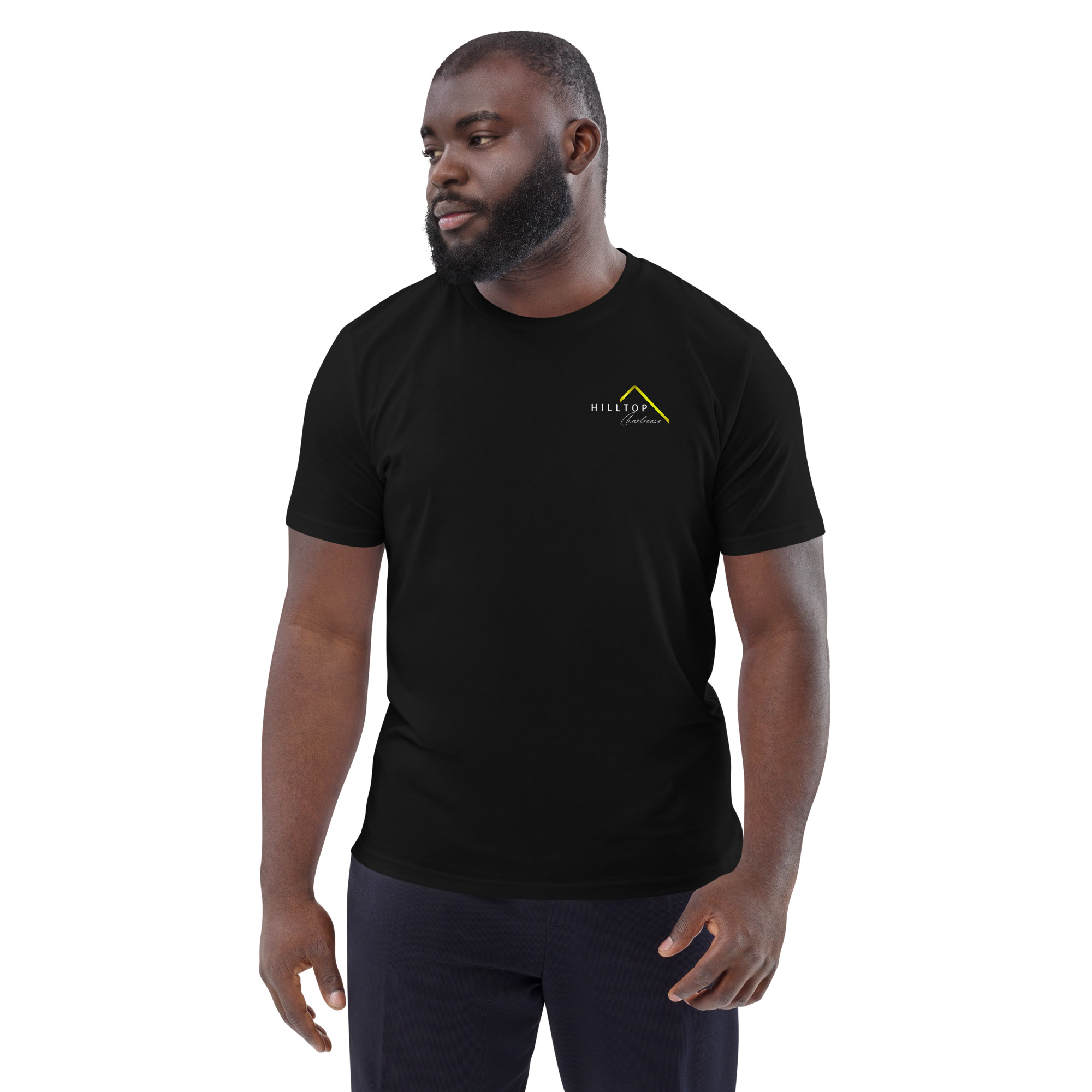 Hilltop Front and Back Logo Tee - Dark Colours