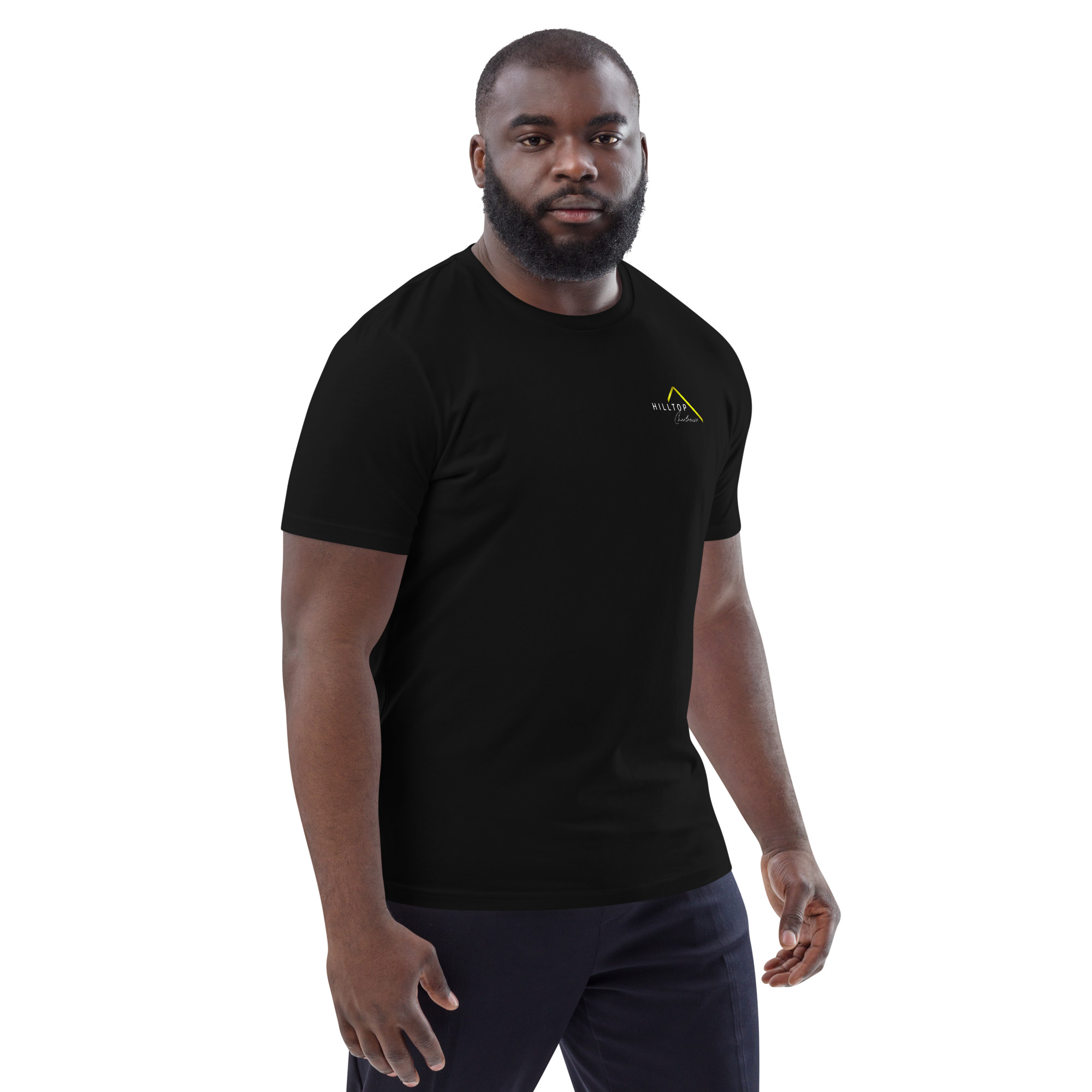 Hilltop Front and Back Logo Tee - Dark Colours - Image 6