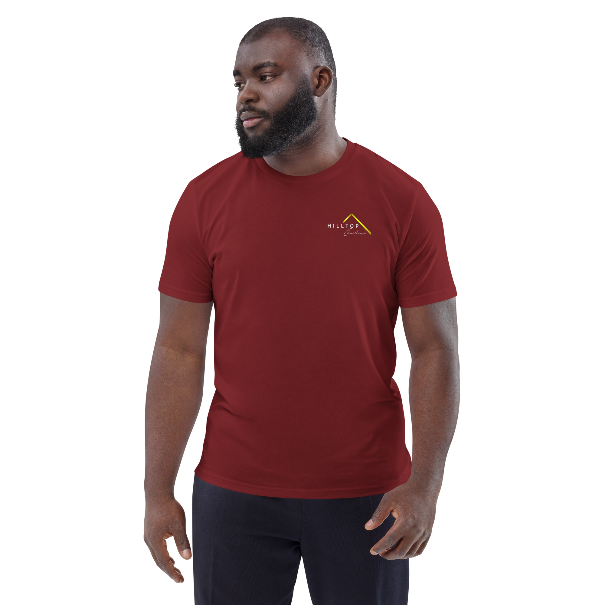 Hilltop Front and Back Logo Tee - Dark Colours - Image 19