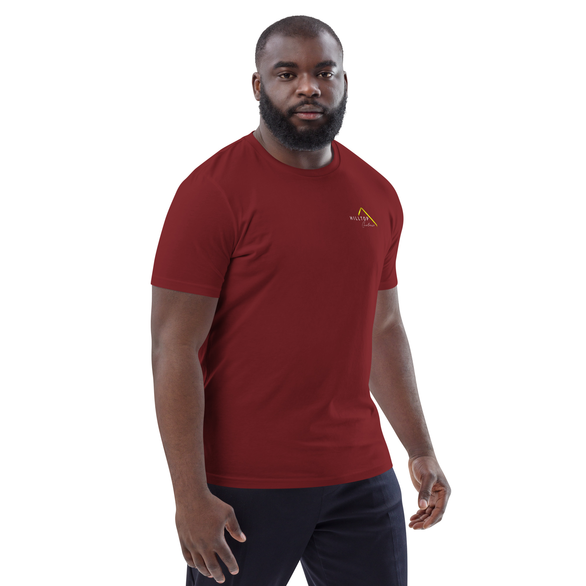 Hilltop Front and Back Logo Tee - Dark Colours - Image 24