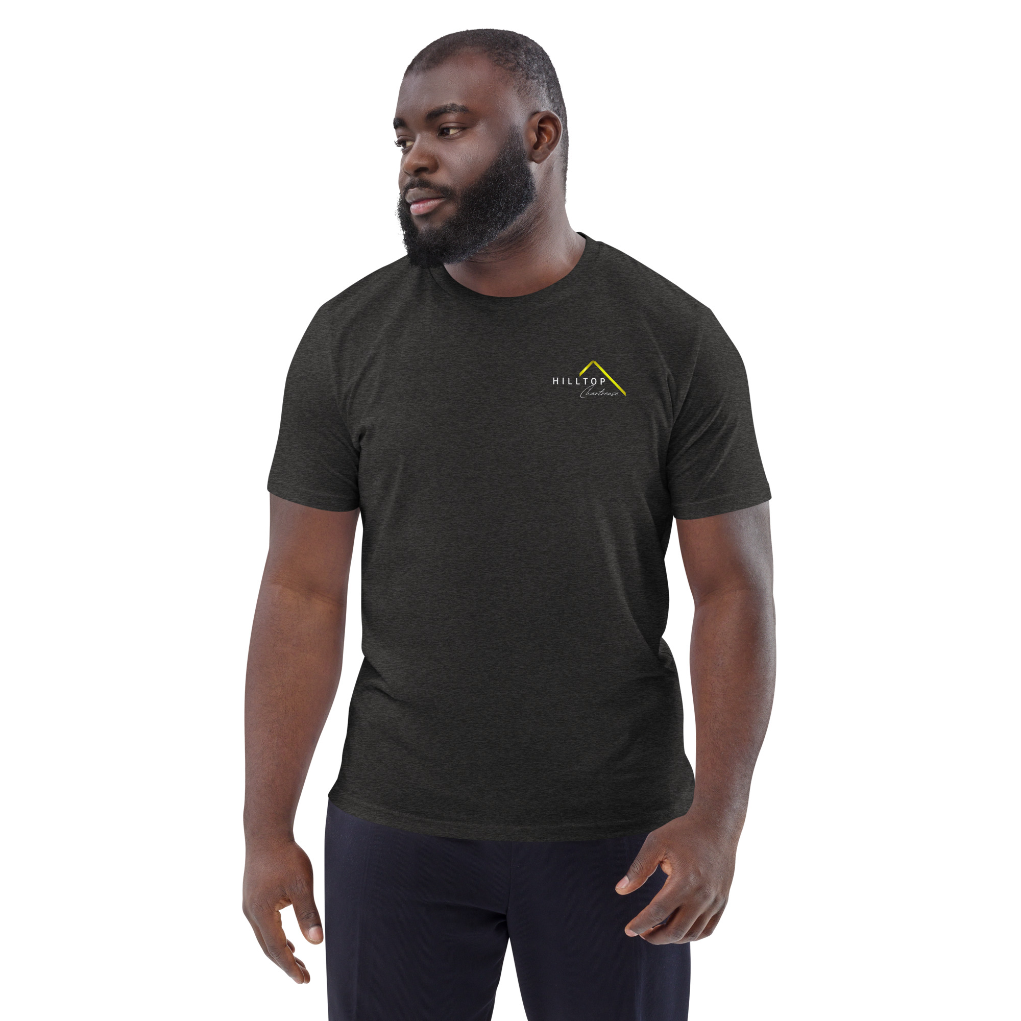 Hilltop Front and Back Logo Tee - Dark Colours - Image 13