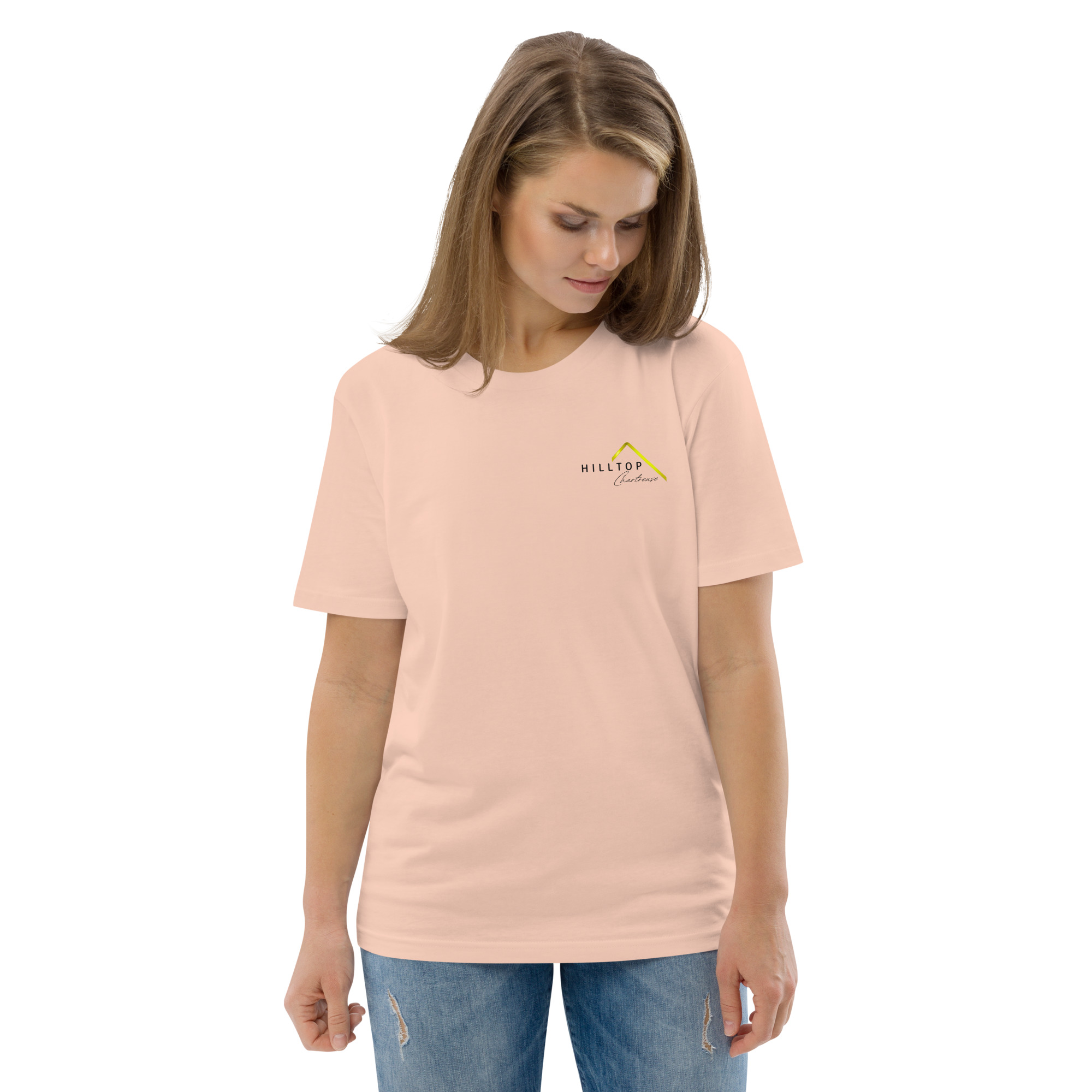 Hilltop Front and Back Logo Tee - Light Colours - Image 42