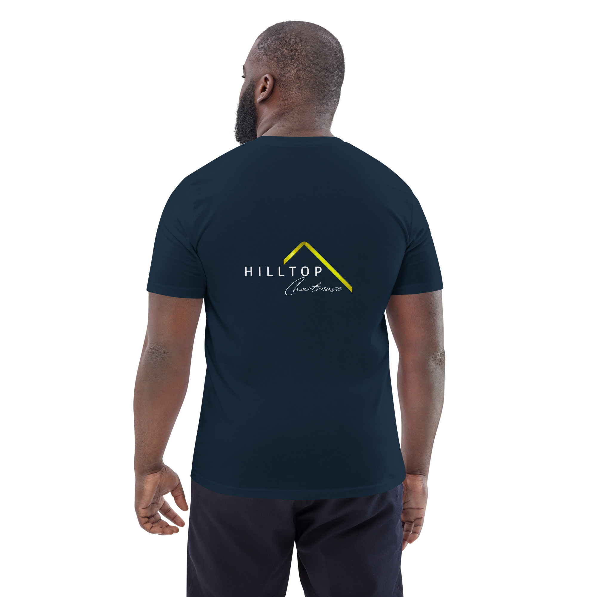 Hilltop Front and Back Logo Tee - Dark Colours - Image 8