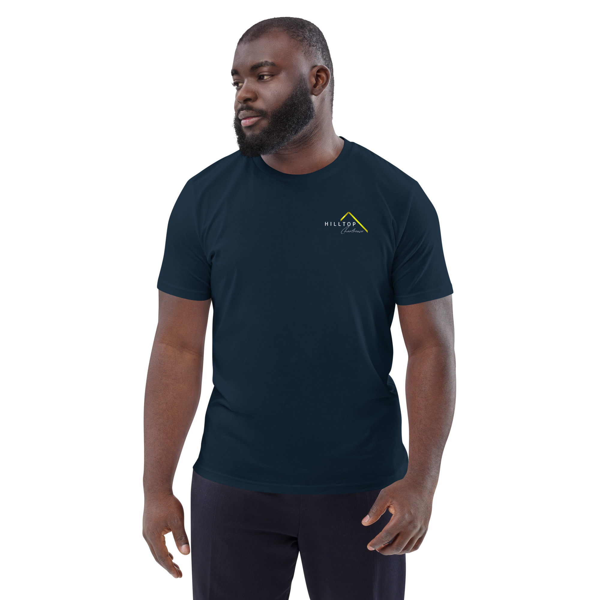Hilltop Front and Back Logo Tee - Dark Colours - Image 7