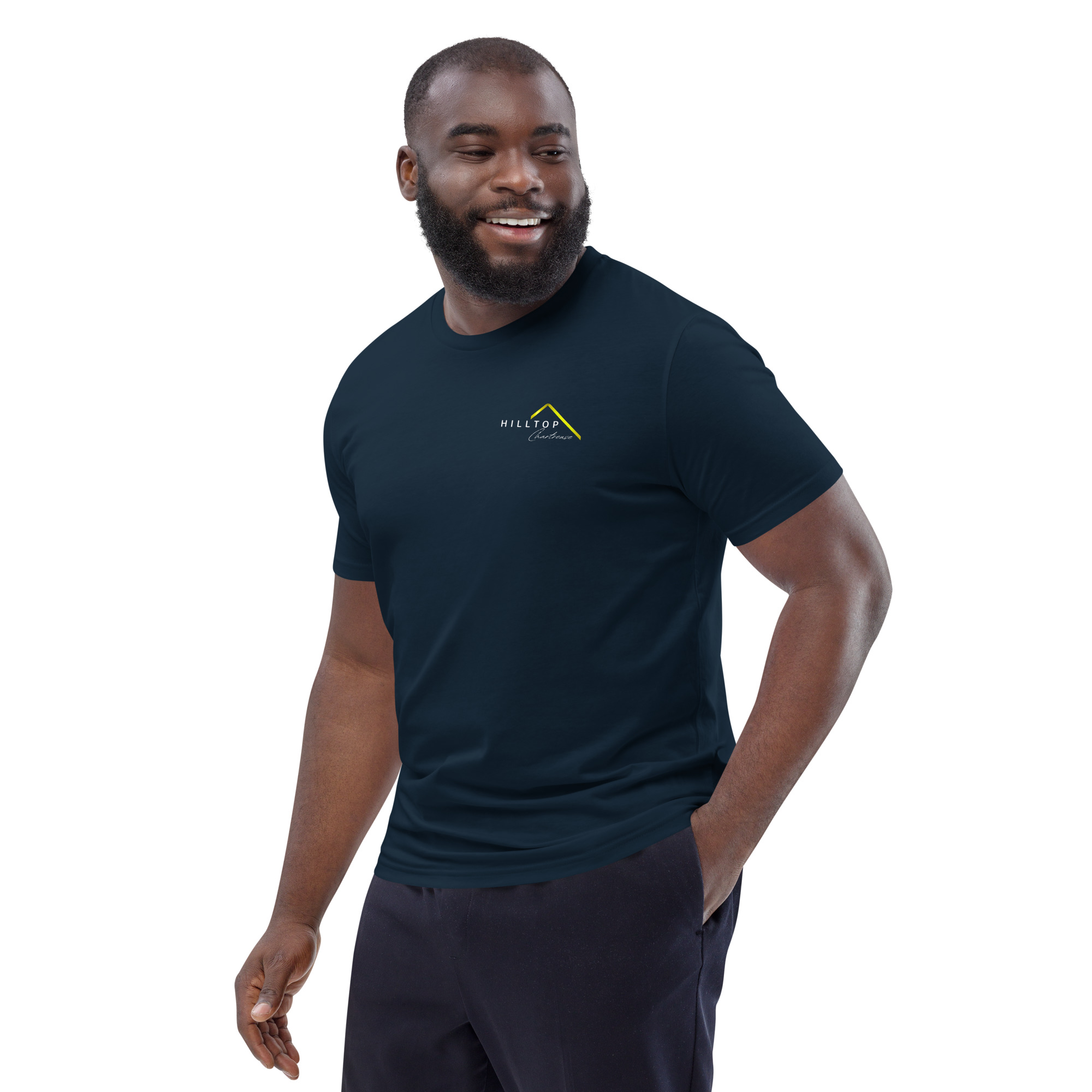 Hilltop Front and Back Logo Tee - Dark Colours - Image 10
