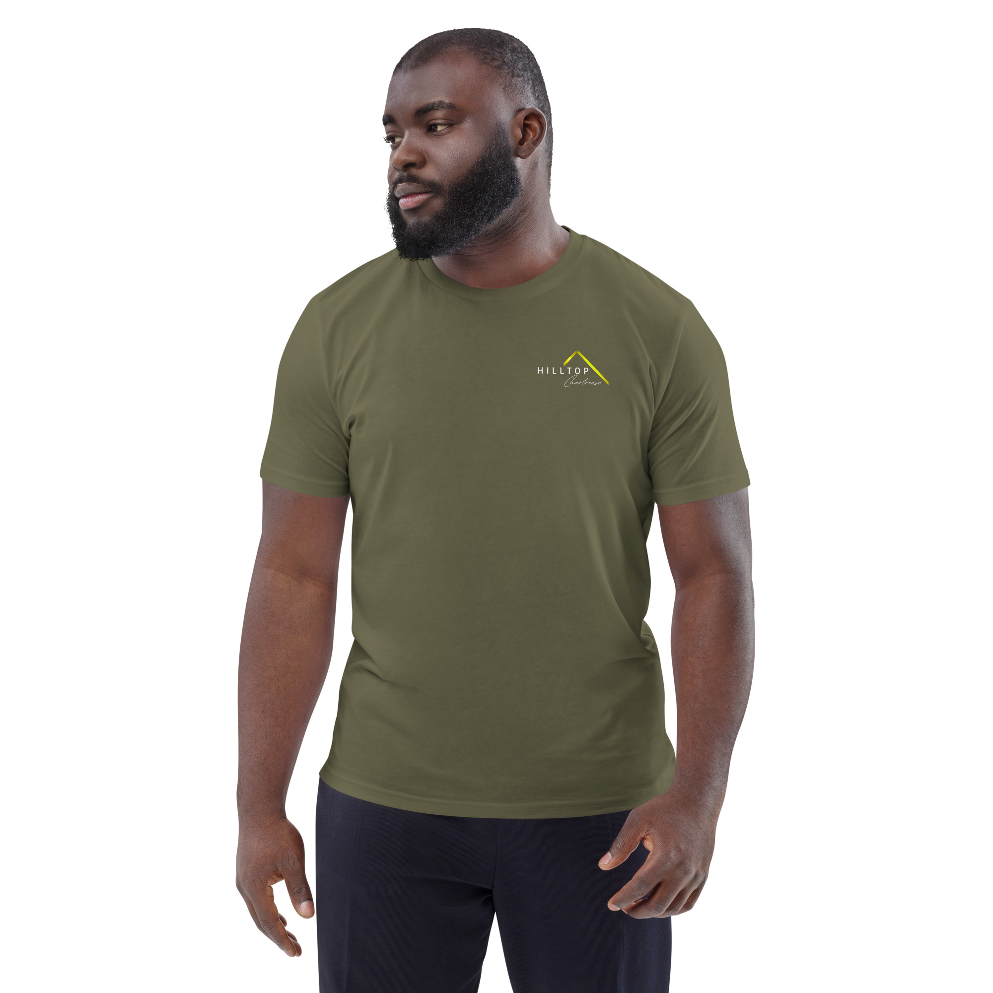 Hilltop Front and Back Logo Tee - Dark Colours - Image 31