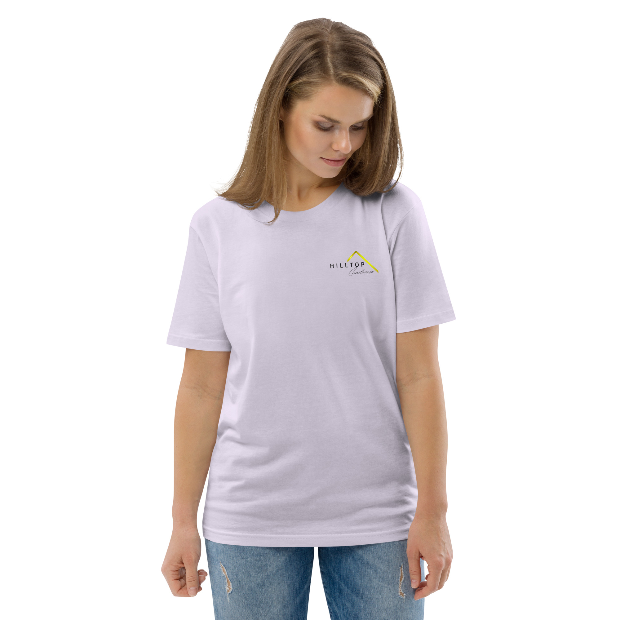 Hilltop Front and Back Logo Tee - Light Colours - Image 58