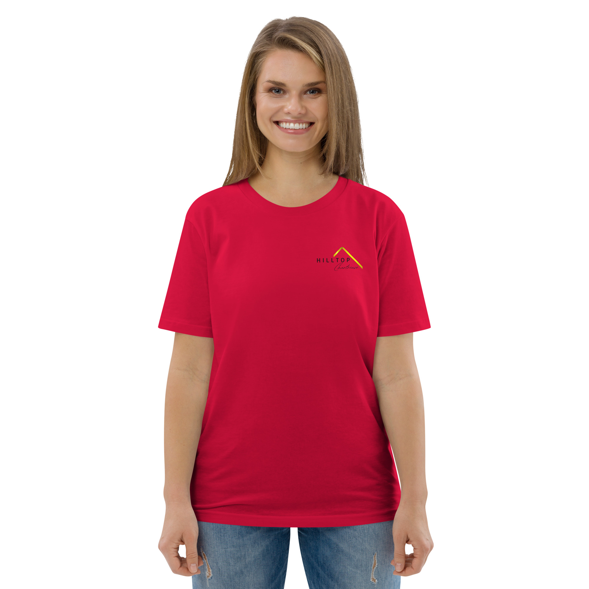 Hilltop Front and Back Logo Tee - Light Colours