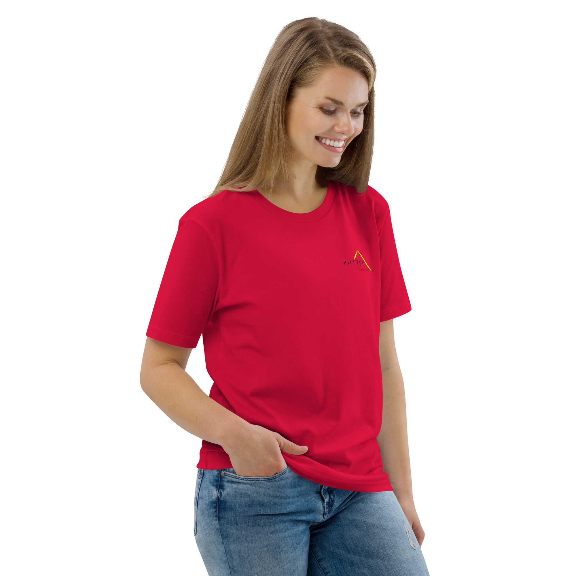 Hilltop Front and Back Logo Tee - Light Colours - Image 6