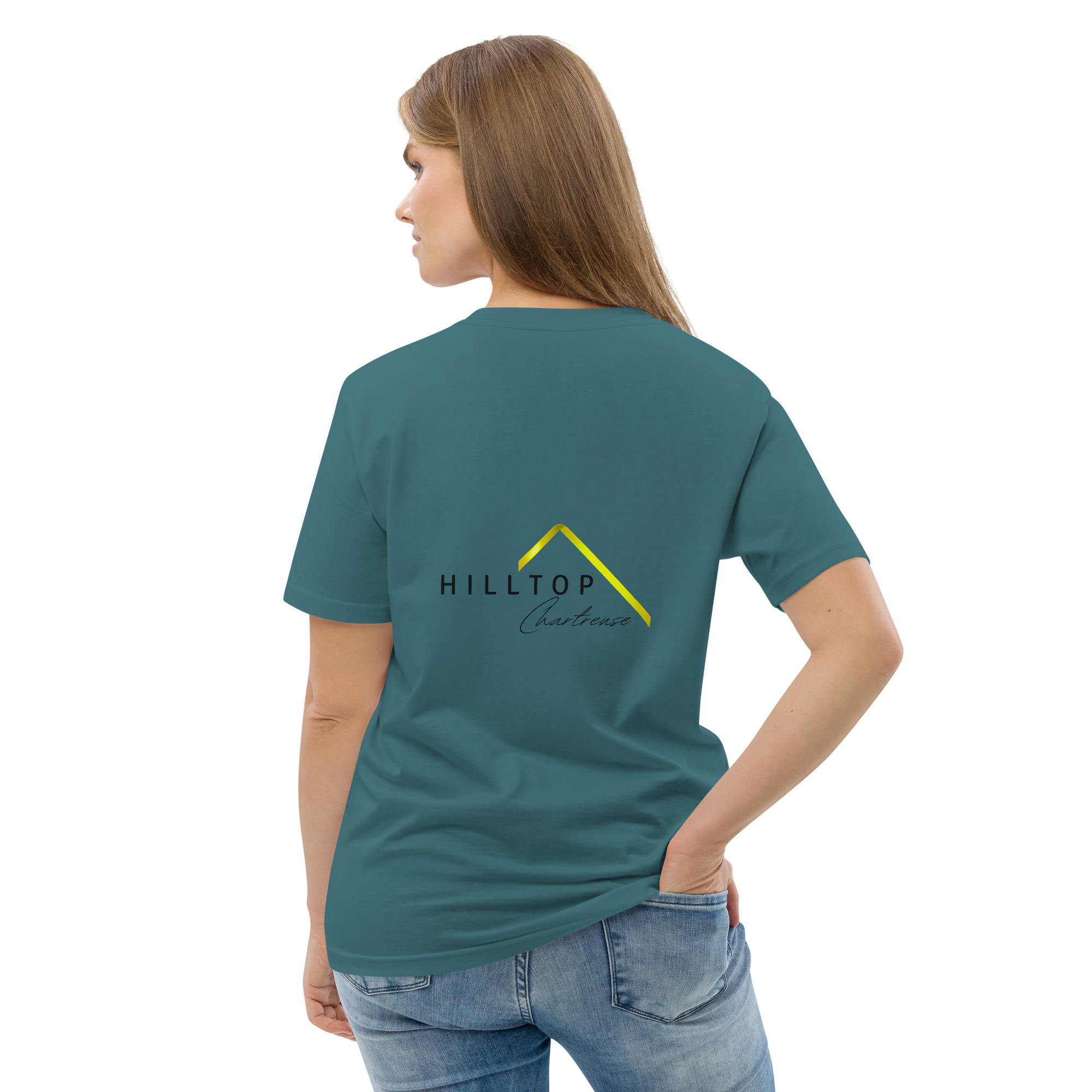 Hilltop Front and Back Logo Tee - Light Colours - Image 12