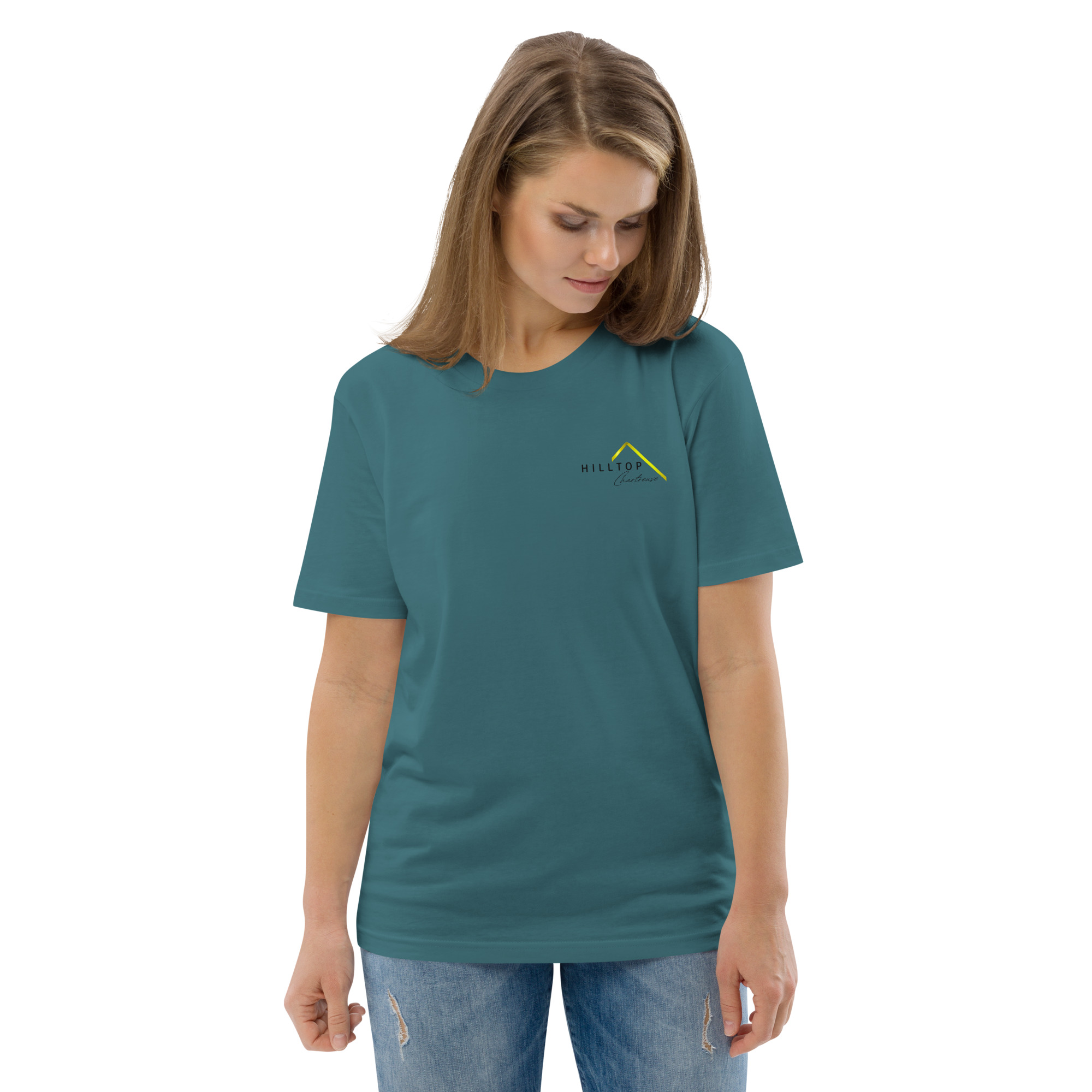 Hilltop Front and Back Logo Tee - Light Colours - Image 10