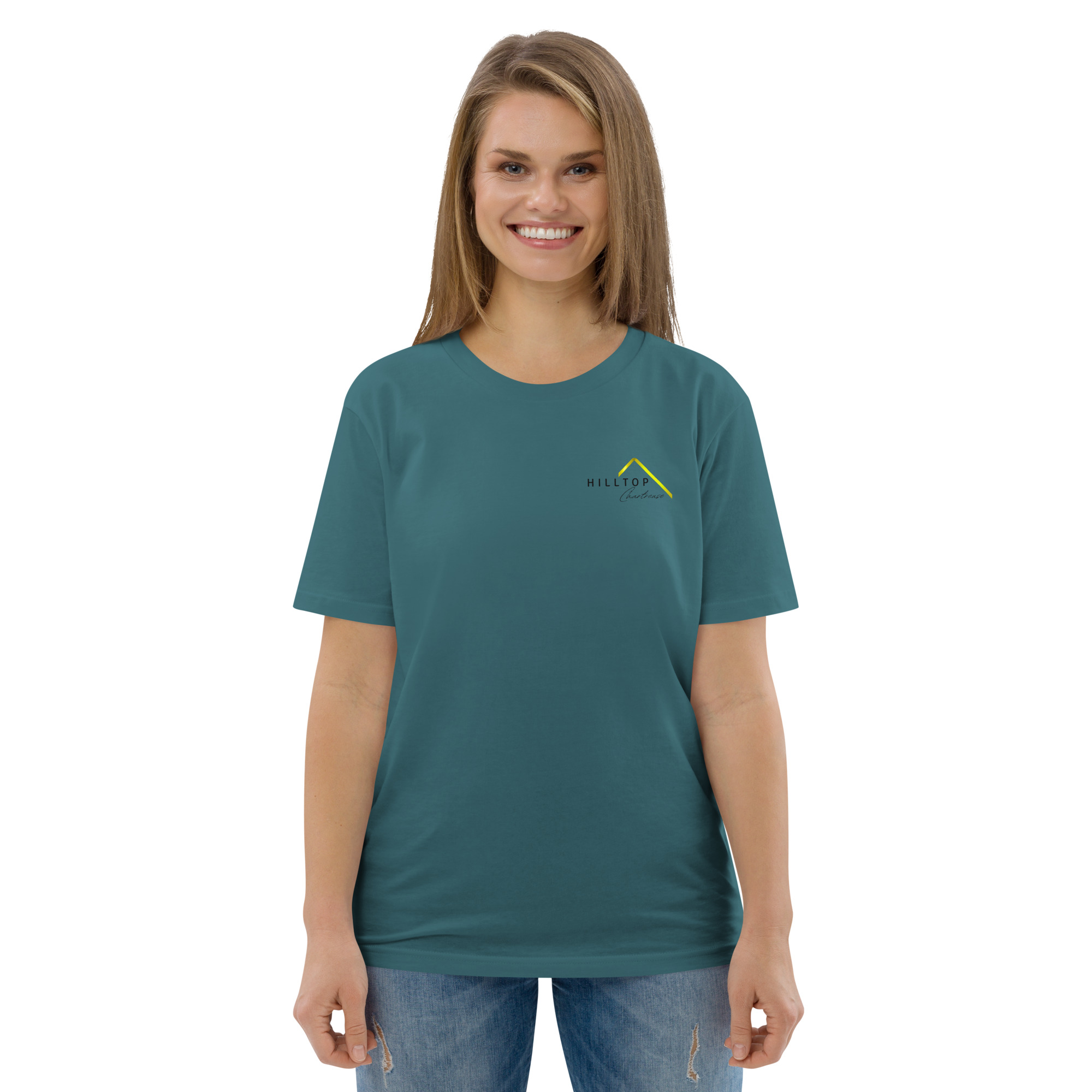 Hilltop Front and Back Logo Tee - Light Colours - Image 9