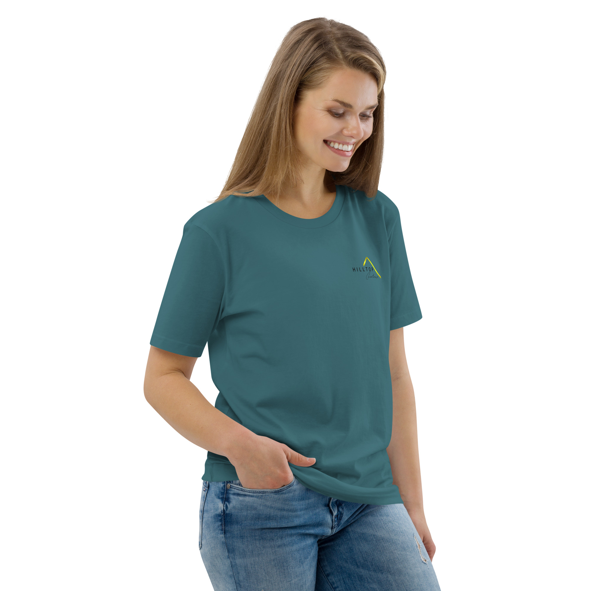 Hilltop Front and Back Logo Tee - Light Colours - Image 14