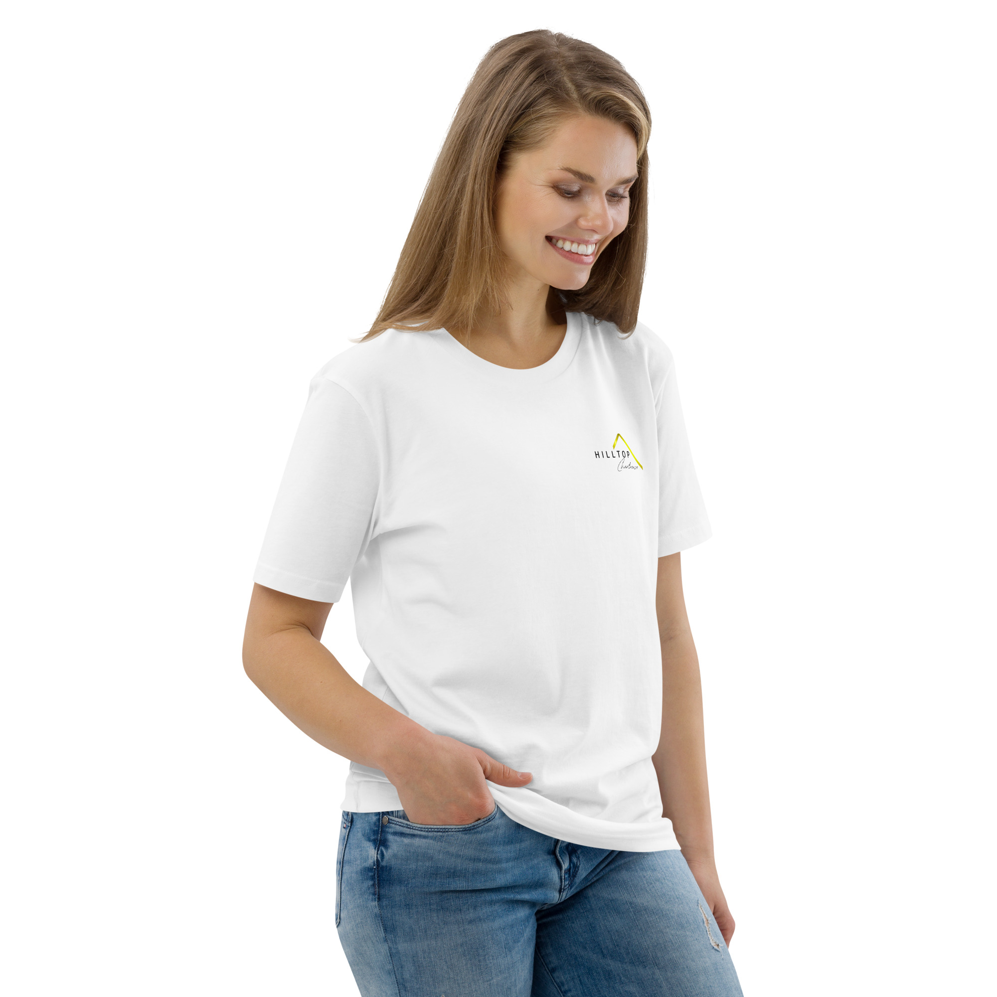 Hilltop Front and Back Logo Tee - Light Colours - Image 70